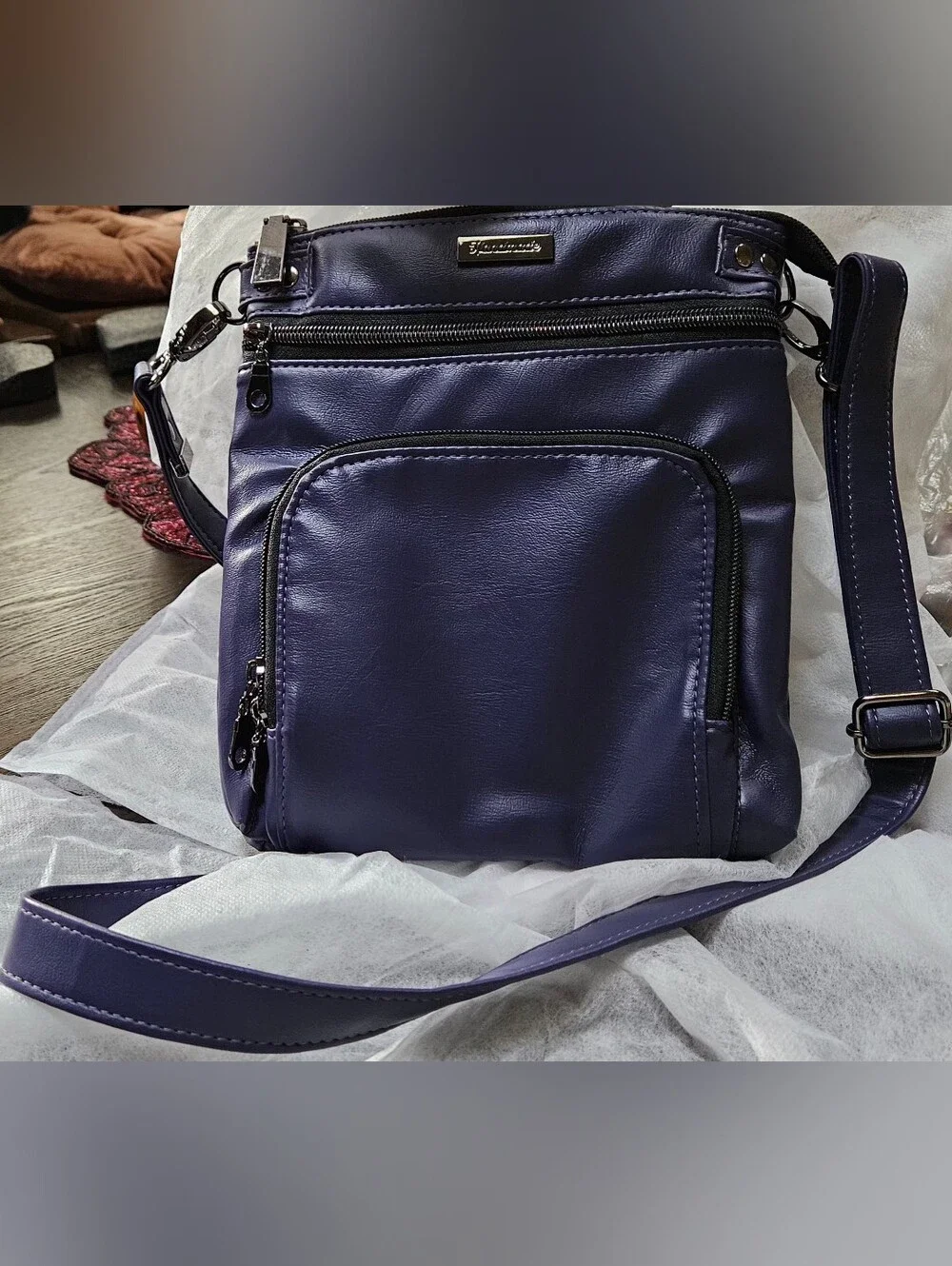 Handmade compact crossbody